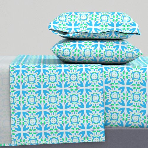 Summer Blues Tile Style No. 24