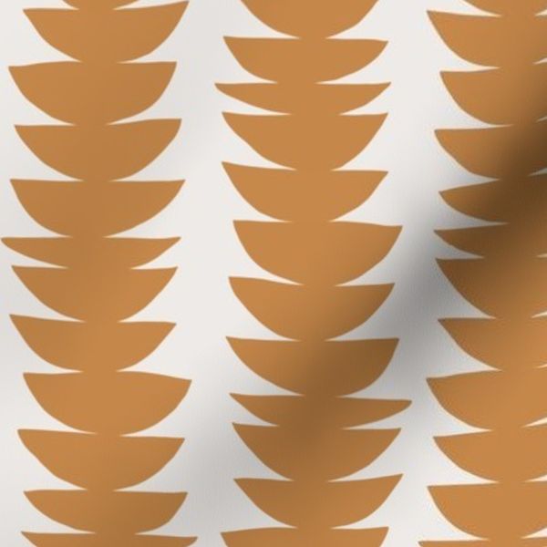 Moody geo simple half circles in muted earthy colors 10
