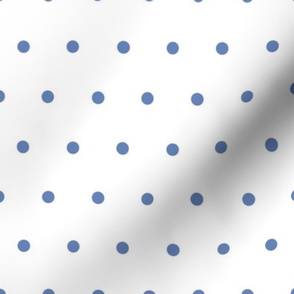 Blue Seamless Polka Dot Pattern