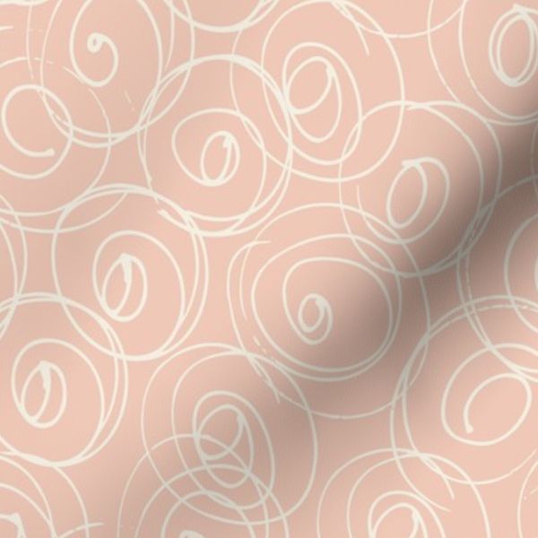 (l) Monochrome Pink Inkplay-circles-cream Tan