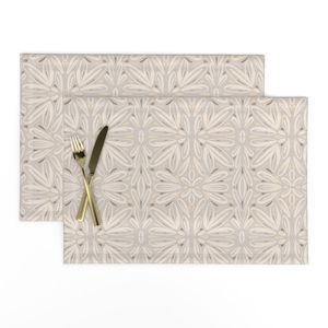 Abstract Symmetrical Floral- Sherwin Williams Agreeable Gray