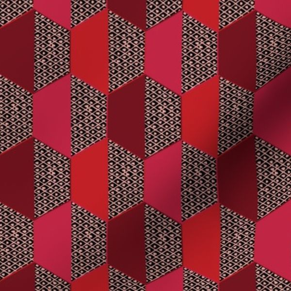 Pop Art Red Cubes