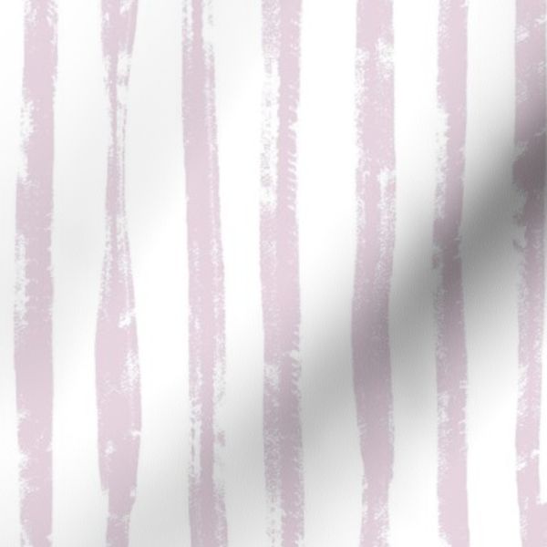 Textural Vertical Dry Brush Stripes Allover Texture - White Lilac Purple
