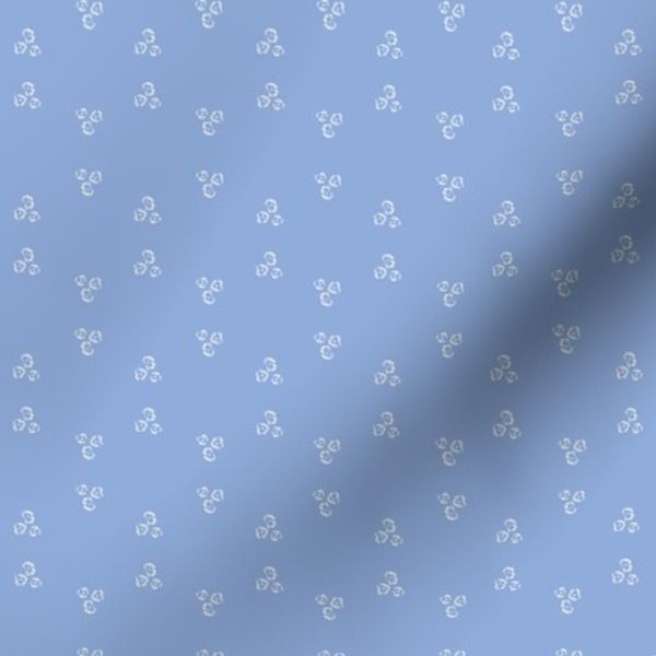 Ditsy Petal Trio Periwinkle Baby Boy Nursery Blender