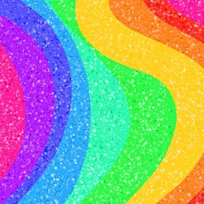 no ai - Textured Rainbow Swirl by vividchaos no ai - Textured Rainbow Swirl