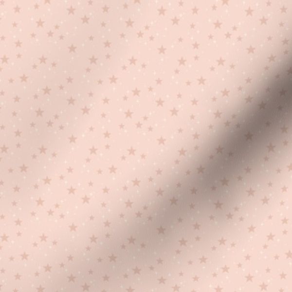 XS-Tossed Christmas Stars-Festive Holiday-Baby Kids Nursery-dusty pink