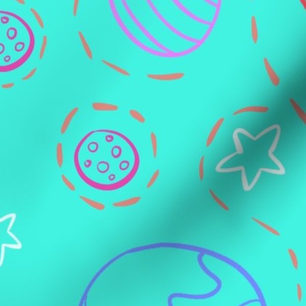 Orbit Party- Teal