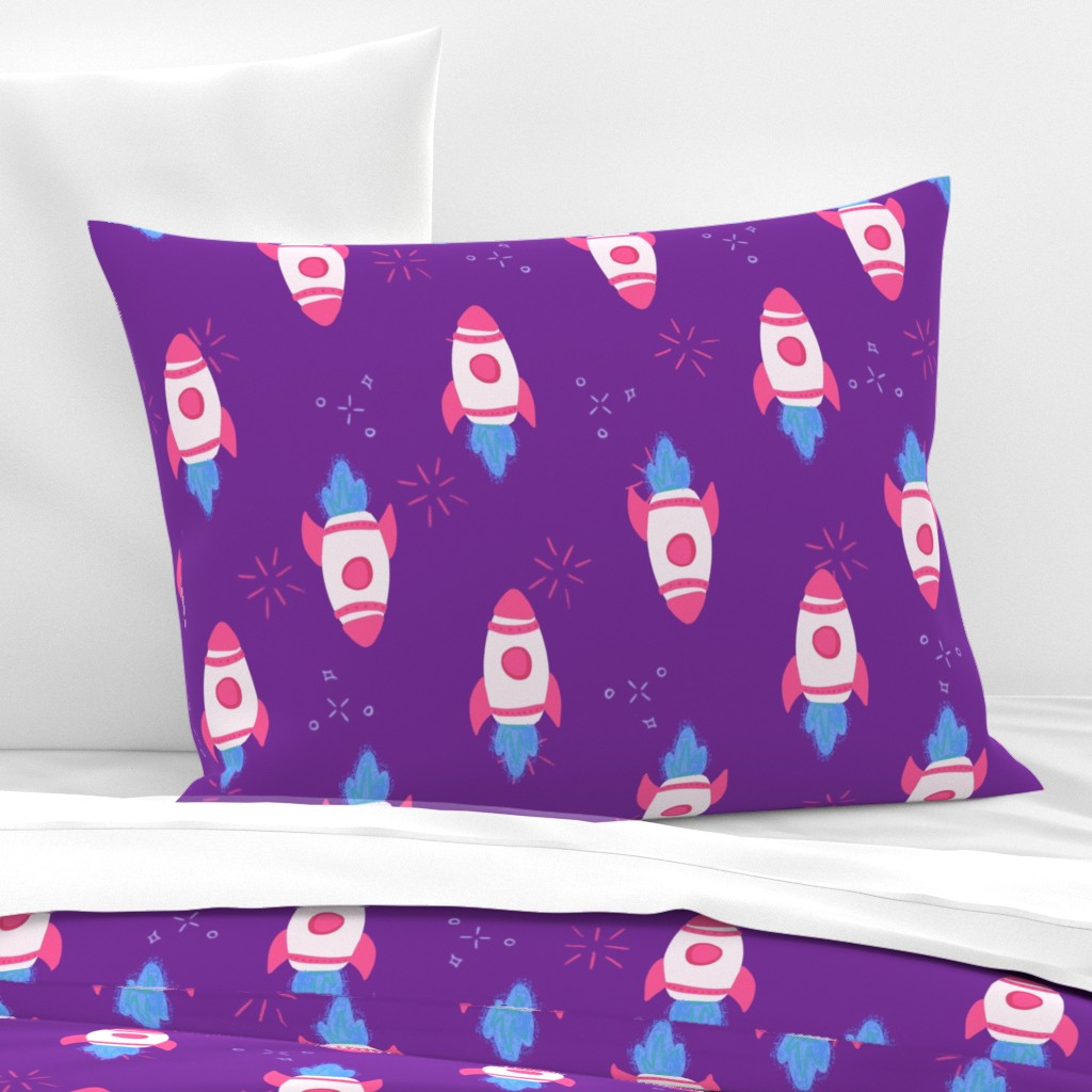 Standard Pillow Sham with a knife-edge on a bed