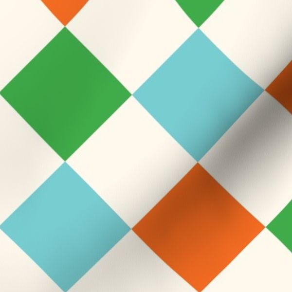 Bright Holiday Checkerboard