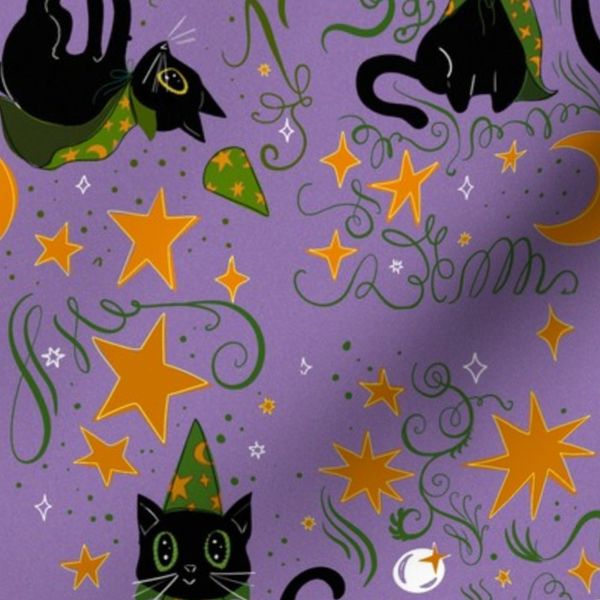 Witchy Halloween Kitties