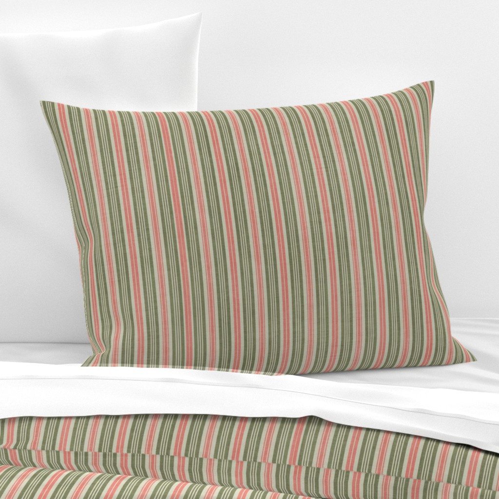 Standard Pillow Sham with a knife-edge on a bed