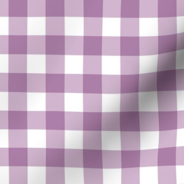 Dusty Lilac Gingham Check