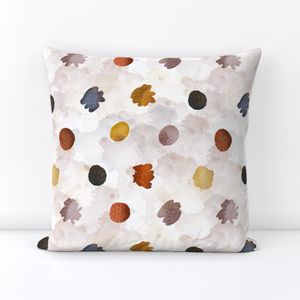 Watercolor Autumn Abstract Shapes