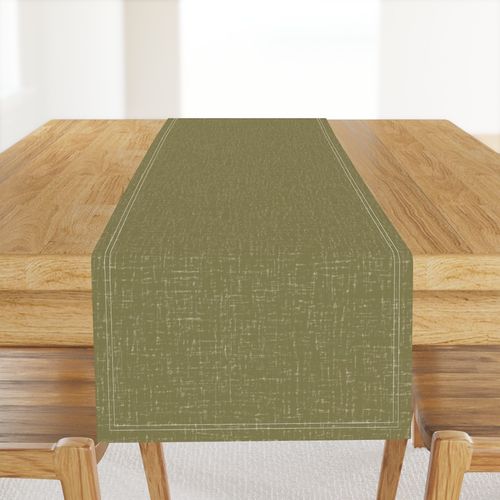 Textured Solid Dark Olive Green - Hex857E53