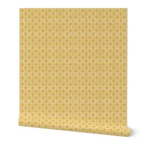 Bokeh Jasmine Mosaic - Old Gold Yellow Ochre