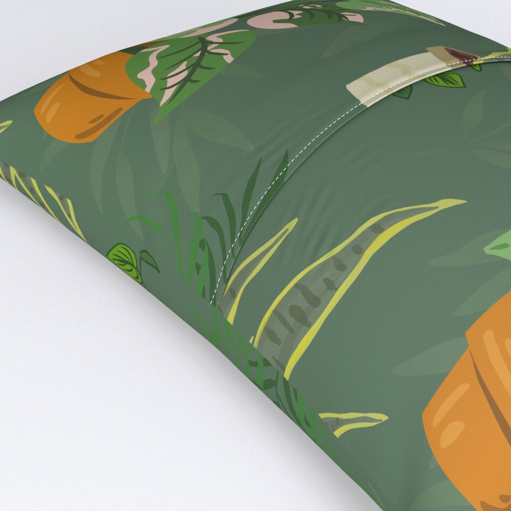 Back of the Pillow Sham showing the pocket closure