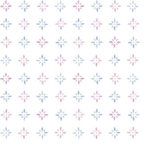 Pink And Blue Stars Medium