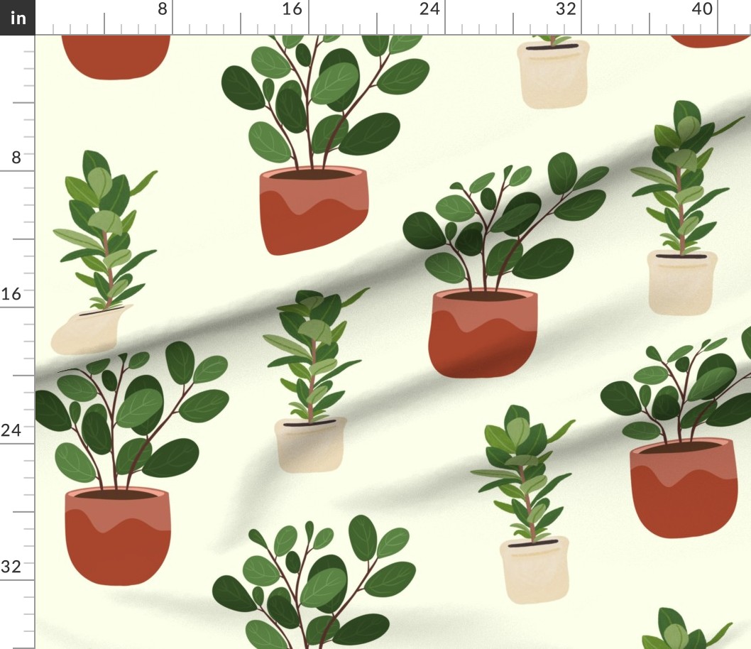 42 x 36 in (107 x 91 cm) Yard with rulers