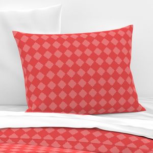 Large Double Quatrefoil Punch Pink