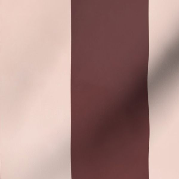 Home Brown Pale Pink Stripes Vertical
