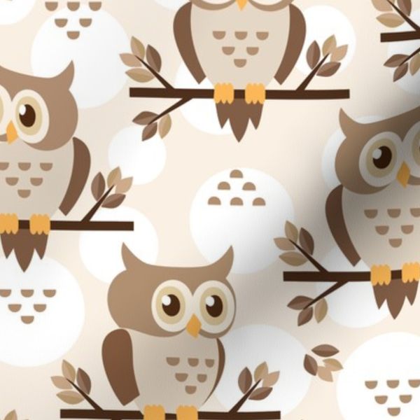 Cozy Forest Autumn Owls - 12 Inch