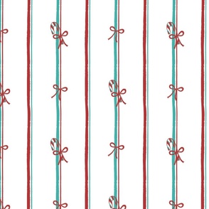 Chrismas Seamless Pattern Stripe
