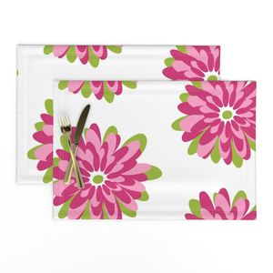 Flower retro hot pink