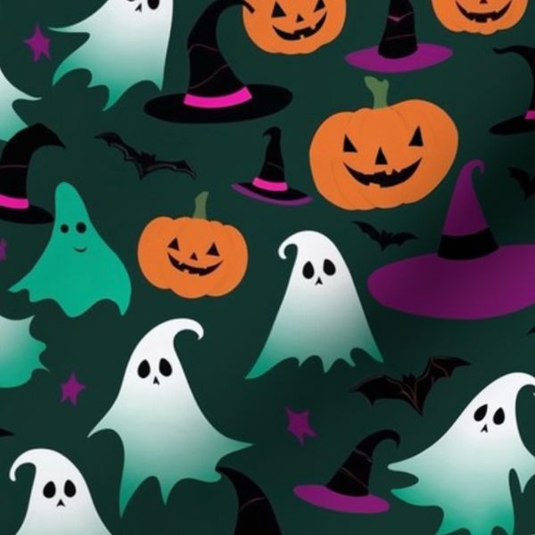 Pumpkins and Ghosts