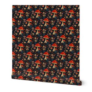 Mushroom Forage Navy Small