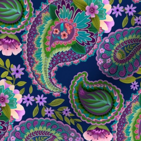 Paisley garden of Jewels - Small