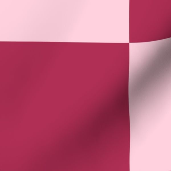 Classic 6in Checkerboard - Shadow Fuchsia And Powder Pink