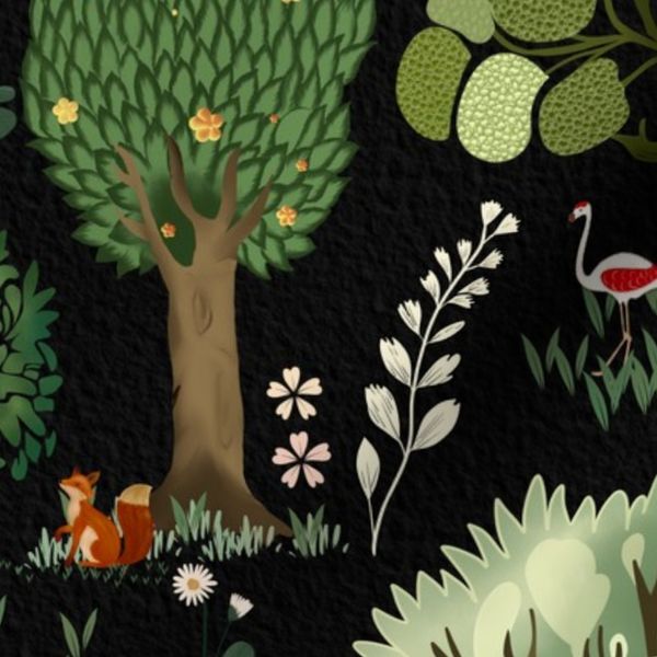 Midnight Garden Tapestry