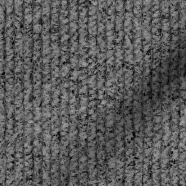Charcoal gray boucle sisal weave texture for modern rustic interiors