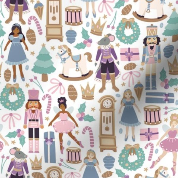 Frosty Nutcracker Pattern Small