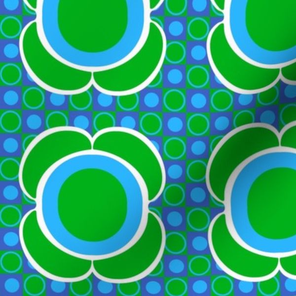 Retro Flower Power Pattern