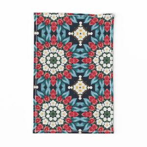 Colorful Floral Kaleidoscope Pattern