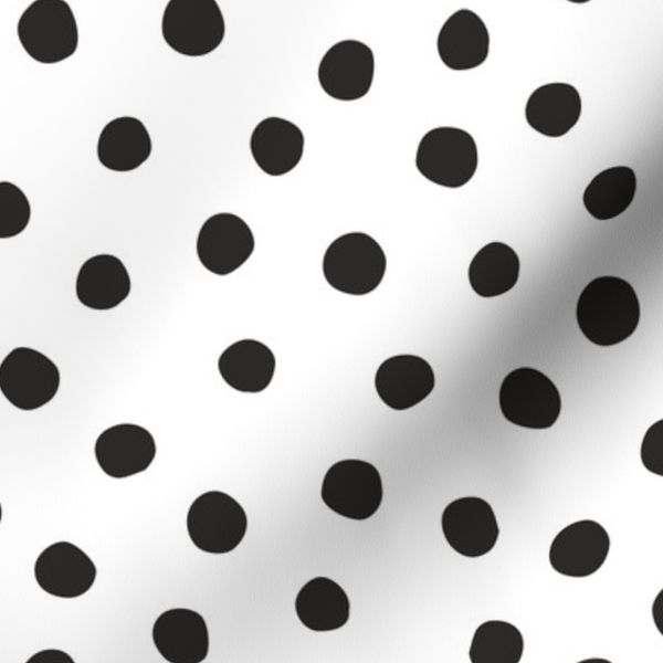 (xl) Confetti Polka Dots Paper Cut / Contrast Black & White / Extra Large