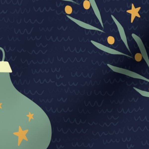 Navy Blue Star Garland delight