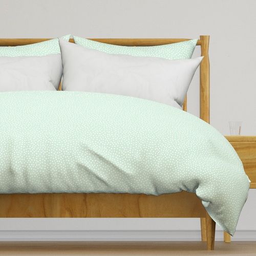 Seafoam Green Speckle Dots