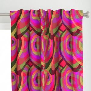 0319 Concentric Pulse - Purple - Red - Green - Black