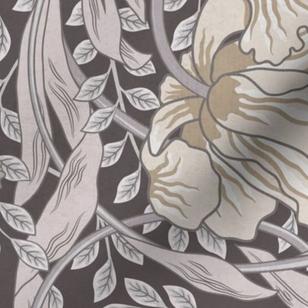 William Morris Pimpernel Revival - Greige And Beige