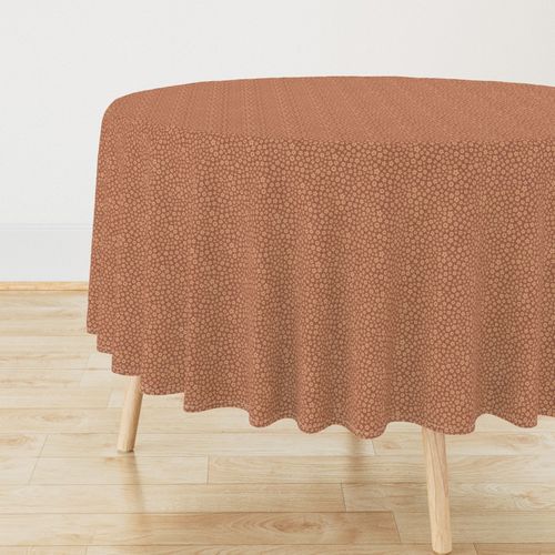 Honey Meadow - Vintage Farmhouse Ditsy Flowers in Warm Peach & Rustic Clay