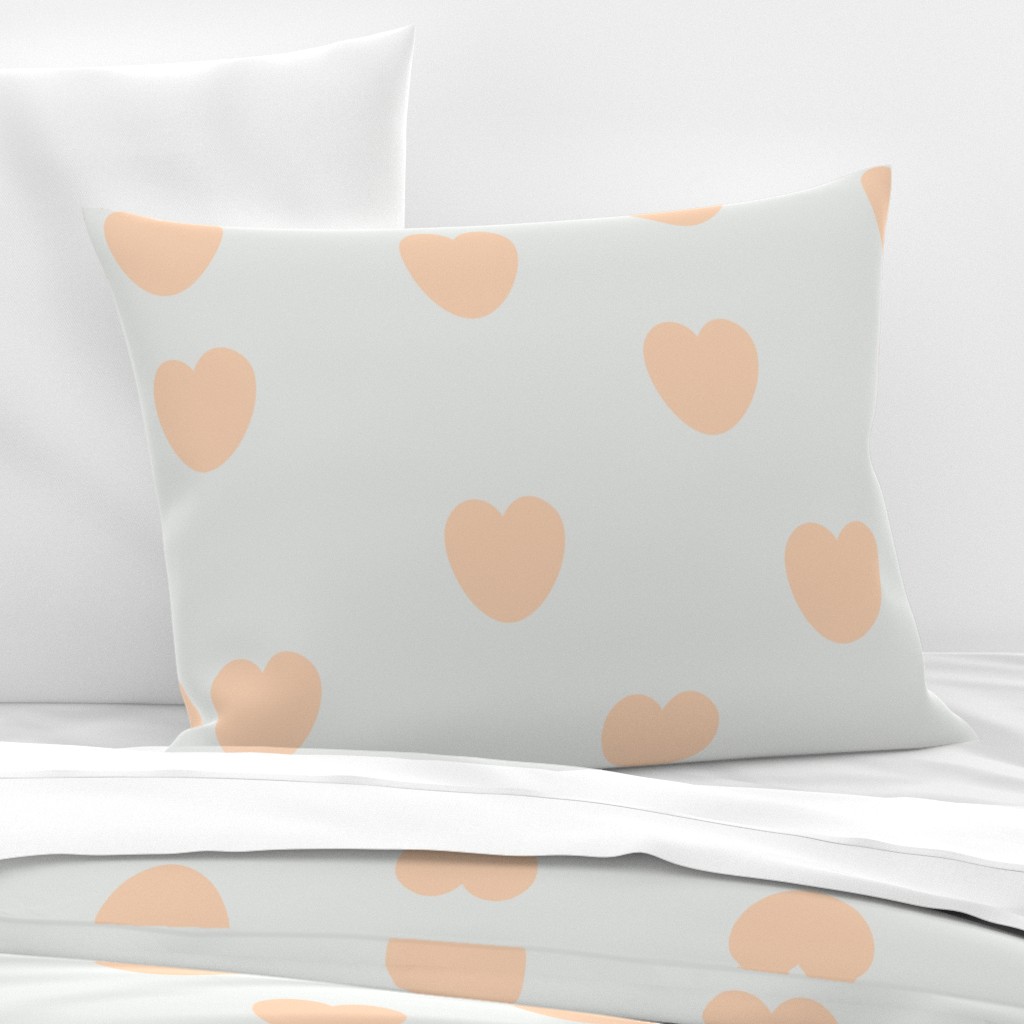 Standard Pillow Sham with a knife-edge on a bed