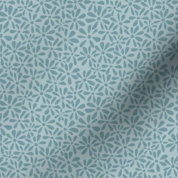 Allover Daisies Soft Blue
