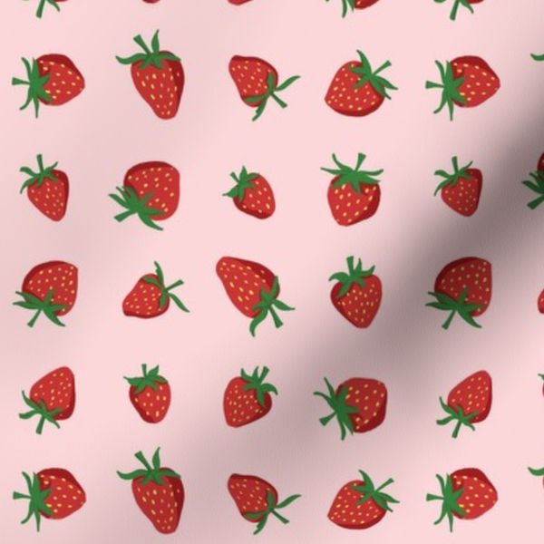 S Strawberries pink 6inch