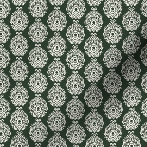 Rose Reverie Damask In Green