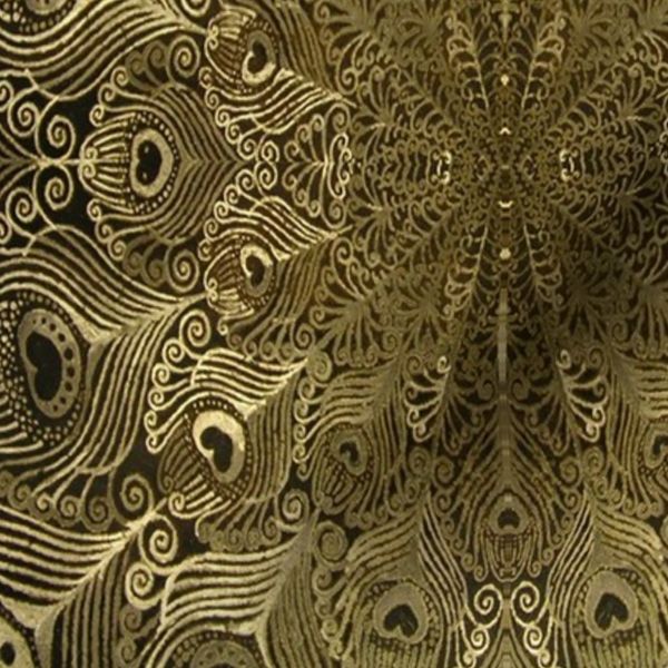 Ornate Gold Swirl 12 x 12 Mirror