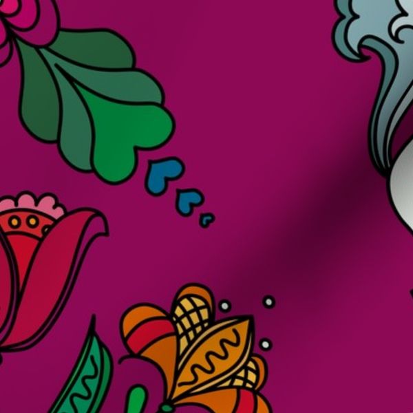 XL Unicorn Fancy - Fuchsia Pink