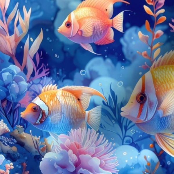Golden Reef Harmony-Fabric Scale