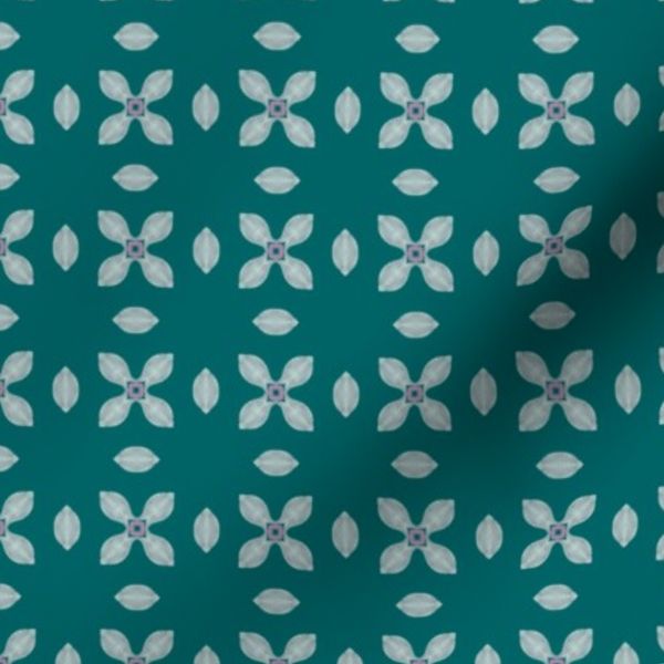 Geometric symetrical blender pattern - Sage Grey Octagon